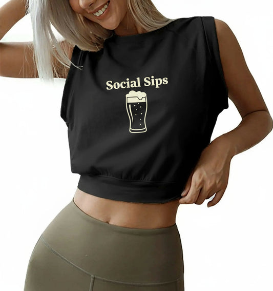 Social Sips "Social Hour" Top