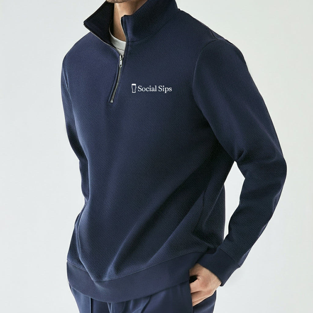 Social Sips "Zip" Pullover