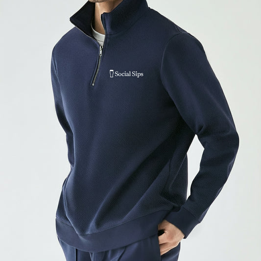 Social Sips "Zip" Pullover