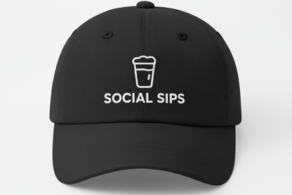 The Social Sips "Top Me Off" Buckle Hat