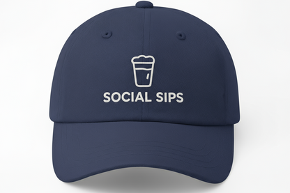 The Social Sips "Top Me Off" Buckle Hat